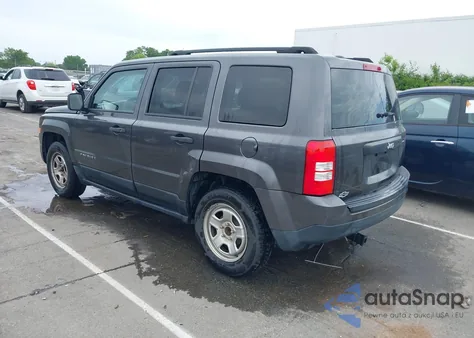 2016 Jeep Patriot Sport from USA, damaged, VIN 1C4NJPBAXGD802995